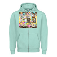 Seafoam Easter Nurse Easter Day Zipper Hoodie - CowGirlArtShop
