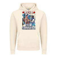 Vintage Artic reel cool grandpa american flag bass Vintage Hoodie - LillyAllenDesigns