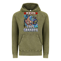 Vintage Olive reel cool grandpa american flag bass Vintage Hoodie - LillyAllenDesigns