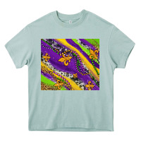 Arona mardi gras fleur delis leopard and cowhide Heavy Core Tee - AdoDesignShop