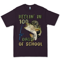 Reelin' In 100 Days Of School Premium Tee | Teevron