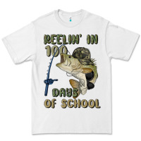 White reelin' in 100 days of school Premium Tee - MaliasSmallBusiness