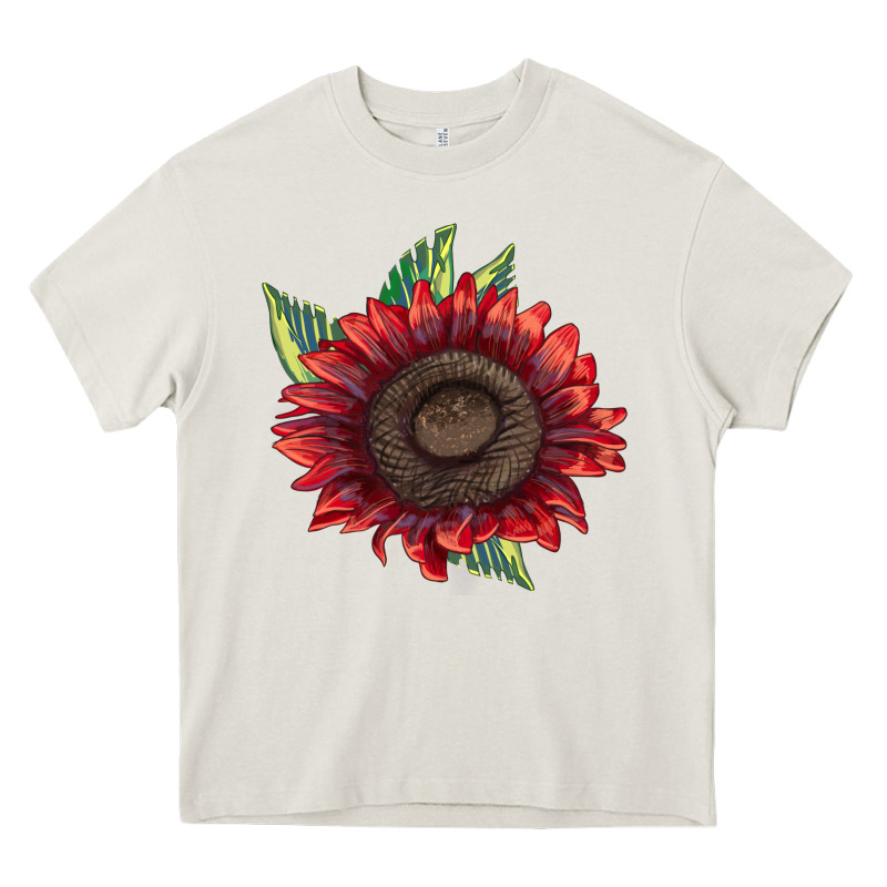 Procut Red Sunflower Heavy Core Tee by LillyAllenDesigns | Teevron