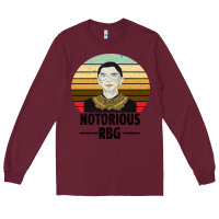 Burgundy Notorious RBG Long Sleeve Tee - Bettercallsaul