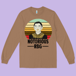 Notorious Rbg Long Sleeve Tee Designed By Bettercallsaul