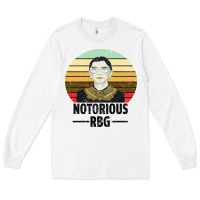 White Notorious RBG Long Sleeve Tee - Bettercallsaul