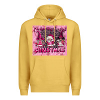 Antique Gold i'm dreaming of a pink christmas Premium Hoodie - FaDigitalArtStudio