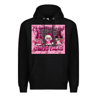 Black i'm dreaming of a pink christmas Premium Hoodie - FaDigitalArtStudio
