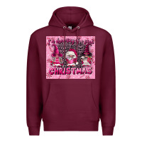Burgundy i'm dreaming of a pink christmas Premium Hoodie - FaDigitalArtStudio