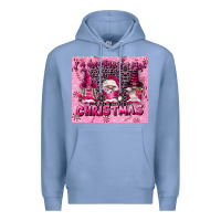 Colony Blue i'm dreaming of a pink christmas Premium Hoodie - FaDigitalArtStudio