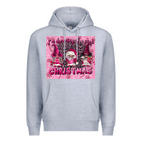 Heather Grey i'm dreaming of a pink christmas Premium Hoodie - FaDigitalArtStudio