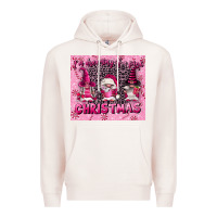 Pale Pink i'm dreaming of a pink christmas Premium Hoodie - FaDigitalArtStudio