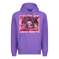 Purple i'm dreaming of a pink christmas Premium Hoodie - FaDigitalArtStudio