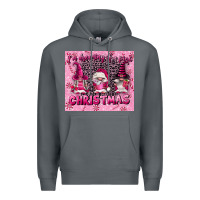 Rock i'm dreaming of a pink christmas Premium Hoodie - FaDigitalArtStudio
