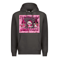 Smoke i'm dreaming of a pink christmas Premium Hoodie - FaDigitalArtStudio