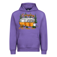 Tulip camping is my happy place Urban Hoodie - SublimationCraftShop