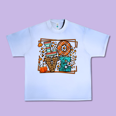 Fall Autumn Leopard Love Urban Heavy Tee Designed By Lillyallendesigns