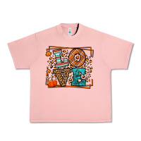 Salmon Fall Autumn Leopard Love Urban Heavy Tee - LillyAllenDesigns
