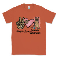 Copper peace love german shepherd Classic Tee - JahusDesignShop