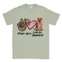 Matcha peace love german shepherd Classic Tee - JahusDesignShop