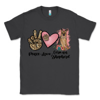 Smoke peace love german shepherd Classic Tee - JahusDesignShop