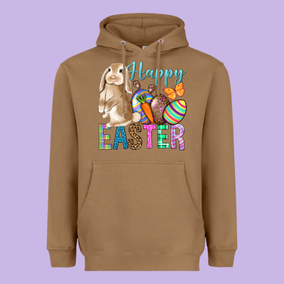 Easter Day With Truck Heavyweight Hoodie Designed By Bundleandbundleshop