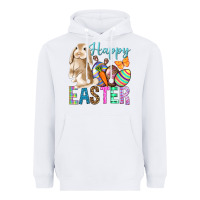 White Easter Day With Truck Heavyweight Hoodie - BundleAndBundleShop