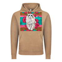 Vintage Coffee Western Ragdoll Cat Vintage Hoodie - LillyAllenDesigns