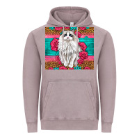 Vintage Zinc Western Ragdoll Cat Vintage Hoodie - LillyAllenDesigns