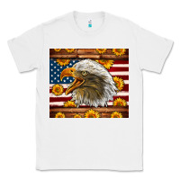 White American Flag Eagle Tumbler Classic Tee - LillyAllenDesigns
