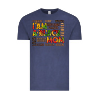 Vintage Denim i am a black mom Vintage Tee - LillyAllenDesigns