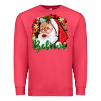 Cardinal Believe And Santa Premium Sweatshirt - BundleAndBundleShop