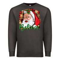 Smoke Believe And Santa Premium Sweatshirt - BundleAndBundleShop