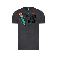 Vintage Black teaching i̇s a work of heart Vintage Tee - JahusDesignShop