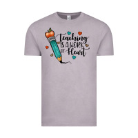 Vintage Zinc teaching i̇s a work of heart Vintage Tee - JahusDesignShop