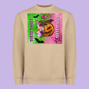 Sorta Sweet Sorta Spooky Heavyweight Sweatshirt Designed By Nancycooperartshop