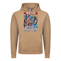 Vintage Coffee reel cool pop pop american flag bass Vintage Hoodie - LillyAllenDesigns