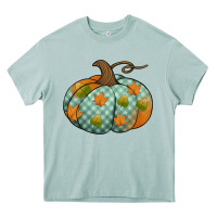 Arona blue plaid autumn pumpkin Heavy Core Tee - Jasminsmagicworld