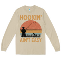 Mushroom Hookin Ain t Easy Fishing Long Sleeve Tee - Bettercallsaul