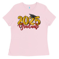 Bubblegum Pink 2025 graduate Ladies Tee - MaliasSmallBusiness