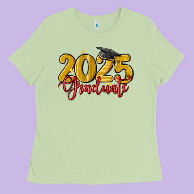 2025 Graduate Ladies Tee Designed By Maliassmallbusiness
