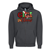 Smoke Gigi claus christmas mother's day Zipper Hoodie - HowdyJamesFarm