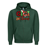 Sports Green Gigi claus christmas mother's day Zipper Hoodie - HowdyJamesFarm