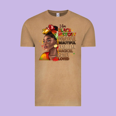 I Am Black History Vintage Tee Designed By Lillyallendesigns