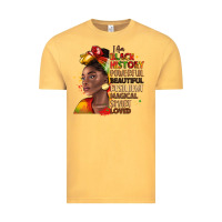 Vintage Mustard i am black history Vintage Tee - LillyAllenDesigns