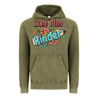Vintage Olive little miss kindergarten Vintage Hoodie - RanaPortraitStore