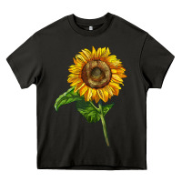 Asphalt mammoth sunflower Heavy Core Tee - LillyAllenDesigns