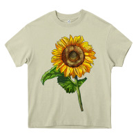 Mossy mammoth sunflower Heavy Core Tee - LillyAllenDesigns