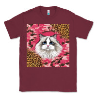 Burgundy ragdoll cat Classic Tee - LillyAllenDesigns