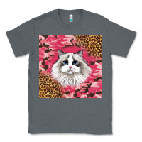Charcoal Heather ragdoll cat Classic Tee - LillyAllenDesigns